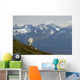 A Mountain Goat Stands On A Ridge With The Scenic Kenai Mountains Wall Mural