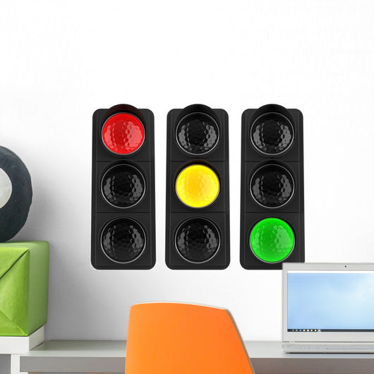 Traffic Lights Wall Decal Sticker Set