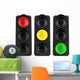 Traffic Lights Wall Decal Sticker Set