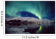 N Lights Over Portage Lake & Chugach Mtns Sc Ak Winter Wall Mural
