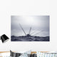 Salmon Troller Fishes In Stormy Seas During Summer Wall Mural