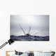 Salmon Troller Fishes In Stormy Seas During Summer Wall Mural
