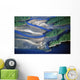 Aerial View Of Manzanita River Delta At Low Tide Wall Mural