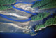 Aerial View Of Manzanita River Delta At Low Tide Wall Mural
