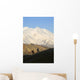 Two Hikers View Mckinley At Grassy Pass Wall Mural