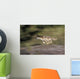 Gray Wolf Running With Blurred Background Usa Wall Mural