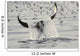 Water Spills Over The Fluke Of A Diving Killer Whale Wall Mural