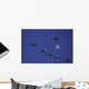 Tundra Swans In Flight During Migration Wall Mural