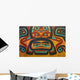 Native Tlingit Carving At The Juneau Airport Southeast Alaska Wall Mural