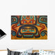Native Tlingit Carving At The Juneau Airport Southeast Alaska Wall Mural