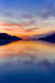 Sunset Colors Reflected Wall Mural