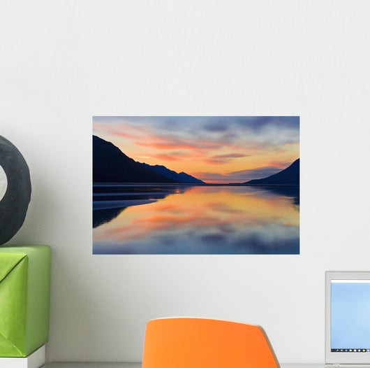 Sunset Colors Reflected Wall Mural