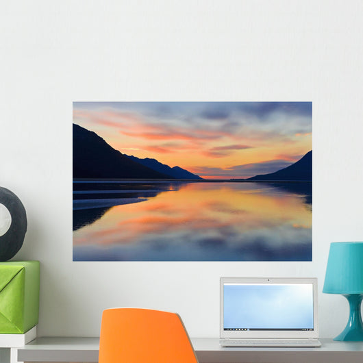 Sunset Colors Reflected Wall Mural