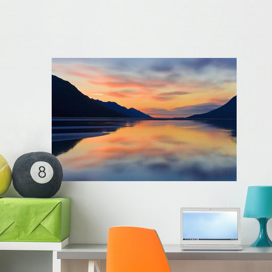 Sunset Colors Reflected Wall Mural