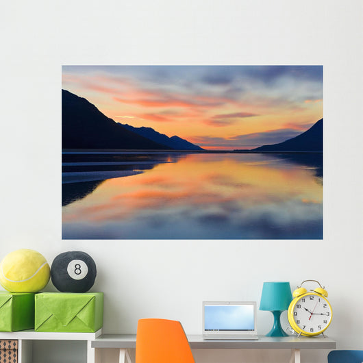 Sunset Colors Reflected Wall Mural