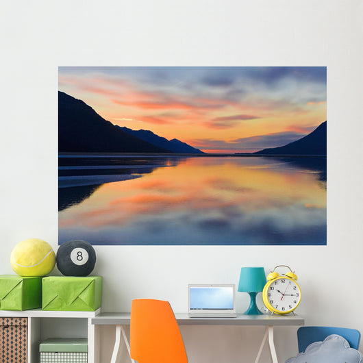 Sunset Colors Reflected Wall Mural