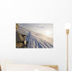 Snowmachiner Following Trail Wall Mural