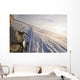 Snowmachiner Following Trail Wall Mural