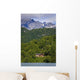 Scenic View Of Redoubt Bay Lodge On The Shore Of Big River Lakes Wall Mural