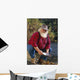 Man Panning For Gold Anchorage Southcentral Ak Wall Mural