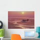Floatplane Flying @ Sunset Matanuska Valley Sc Ak Summer Wall Mural