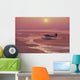 Floatplane Flying @ Sunset Matanuska Valley Sc Ak Summer Wall Mural