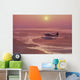 Floatplane Flying @ Sunset Matanuska Valley Sc Ak Summer Wall Mural