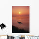 Floatplane Flying @ Sunset Matanuska Valley Sc Ak Summer Wall Mural