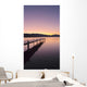 Sunrise Over A Dock In Lake Whatcom During Winter Wall Mural