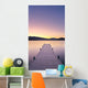 Sunrise Over A Dock In Lake Whatcom During Winter Wall Mural
