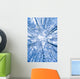 Tree Top Abstract Of A Snow Covered Birch Forest Wall Mural