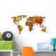 China Map World Wall Decal