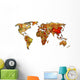 China Map World Wall Decal