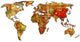 China Map World Wall Decal