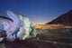 Twilight View Terminus Of The Mendenhall Glacier With A Large Iceberg Wall Mural