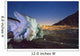Twilight View Terminus Of The Mendenhall Glacier With A Large Iceberg Wall Mural