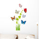 farfalle multicolori Wall Decal