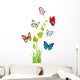 farfalle multicolori Wall Decal