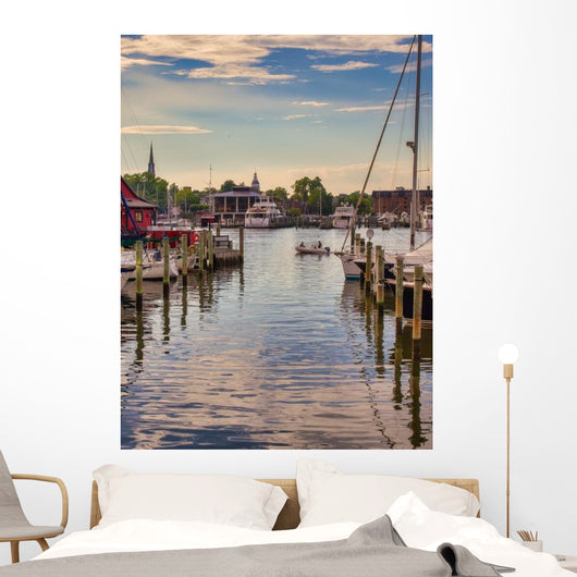 Sailing Annapolis Main Harbor Wall Decal