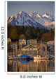 Downtown Sitka And And Small Boat Harbor With Arrowhead Peak Wall Mural