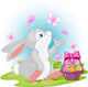 Easter Bunny Wall Decal