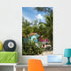 Private Beachfront Bungalow Wall Mural