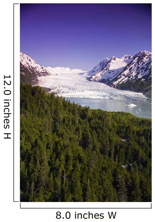 Aerial Of Spencer Glacier Wall Mural