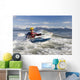 Man Kayak Surfing Waves On Katchemak Bay Wall Mural