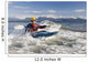 Man Kayak Surfing Waves On Katchemak Bay Wall Mural