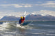 Man Kayak Surfing Waves On Katchemak Bay Wall Mural