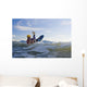 Man Kayak Surfing Waves On Katchemak Bay Wall Mural
