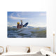 Man Kayak Surfing Waves On Katchemak Bay Wall Mural