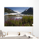 Scenic View Of Spencer Glacier Wall Mural