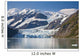 Scenic View Of Stairway Glacier Flowing Into Surprise Glacier Wall Mural